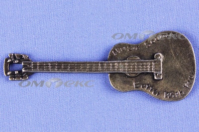 Декоративный элемент для творчества из металла "Гитара"  - купить в Копейске. Цена: 19.99 руб.