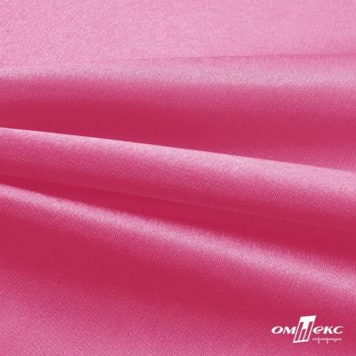 Поли креп-сатин 15-2215, 125 (+/-5) гр/м2, шир.150см, цвет розовый - купить в Копейске. Цена 155.57 руб.