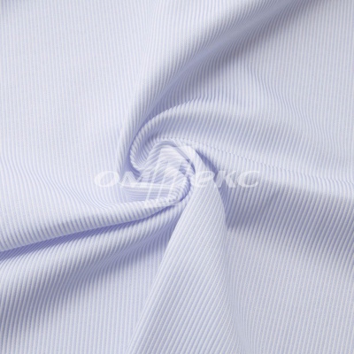 Ткань сорочечная Пула, 115 г/м2, 58% пэ,42% хл, шир.150 см, цв.1-голубой, (арт.107) - купить в Копейске. Цена 306.69 руб.