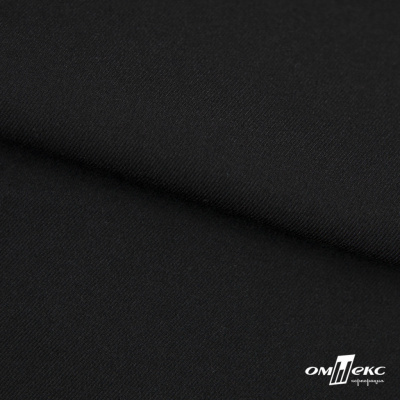 Ткань костюмная "Матте" 80% P, 16% R, 4% S, 170 г/м2, шир.150 см, цв-черный #1 - купить в Копейске. Цена 372.90 руб.