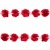 Тесьма плетеная "Рюш", упак. 9,14 м, цвет красный - купить в Копейске. Цена: 46.82 руб.