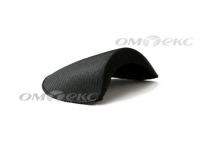 Плечевые накладки OВТ-10, обшитые, цвет чёрный - купить в Копейске. Цена: 17.64 руб.