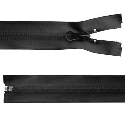 Молния водонепроницаемая PVC Т-7, 90 см, разъемная, цвет чёрный - купить в Копейске. Цена: 61.18 руб.