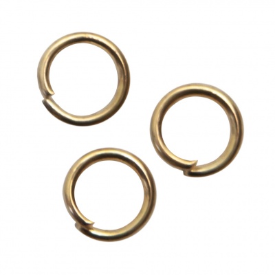 Кольцо  соединительное для бижутерии 5 мм, цв.-золото - купить в Копейске. Цена: 0.44 руб.