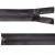 Молния водонепроницаемая PVC Т-7, 60 см, разъемная, цвет (301) т.серый - купить в Копейске. Цена: 49.39 руб.