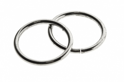 Кольцо металлическое d-15 мм, цв.-никель - купить в Копейске. Цена: 2.45 руб.