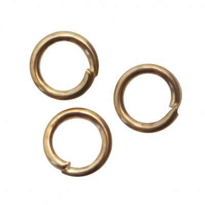 Кольцо  соединительное для бижутерии 4 мм, цв.-золото - купить в Копейске. Цена: 0.41 руб.