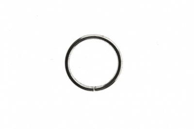 Кольцо металлическое d-15 мм, цв.-никель - купить в Копейске. Цена: 2.45 руб.