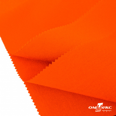 Ткань смесовая для спецодежды "Униформ" 17-1350, 200 гр/м2, шир.150 см, цвет люм.оранжевый - купить в Копейске. Цена 138.73 руб.