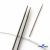 Спицы для вязания металлические d-2.5 мм круговые на тросике 53 см - купить в Копейске. Цена: 53.90 руб.