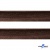Кант атласный 074, шир. 12 мм (в упак. 65,8 м), цвет коричневый - купить в Копейске. Цена: 237.16 руб.