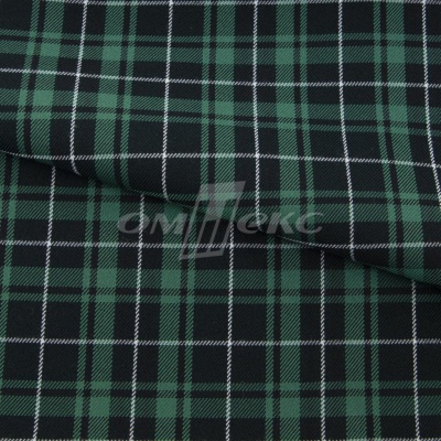 Ткань костюмная Клетка 25577, т.зеленый/зеленый./ч/бел, 230 г/м2, шир.150 см - купить в Копейске. Цена 539.74 руб.