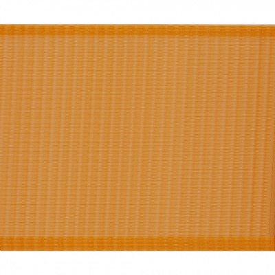 Лента капроновая "Гофре", шир. 110 мм/уп. 50 м, цвет оранжевый - купить в Копейске. Цена: 26.93 руб.