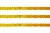 Пайетки "ОмТекс" на нитях, CREAM, 6 мм С / упак.73+/-1м, цв. 92 - золото - купить в Копейске. Цена: 484.77 руб.