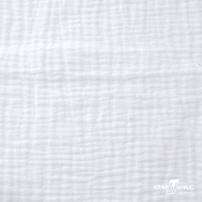 Ткань Муслин, 100% хлопок, 125 гр/м2, шир. 140 см #201 цв.(2)-белый - купить в Копейске. Цена 464.97 руб.