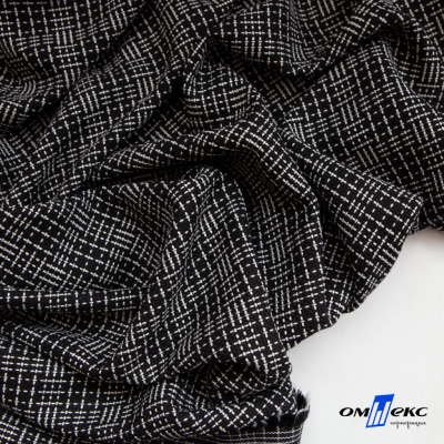 Ткань костюмная "Гарсия" 80% P, 18% R, 2% S, 335 г/м2, шир.150 см, Цвет черный - купить в Копейске. Цена 669.66 руб.