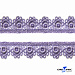 Кружево гипюр 0575-1005, шир. 16 мм/уп.13,7 м, цвет 107-сиреневый