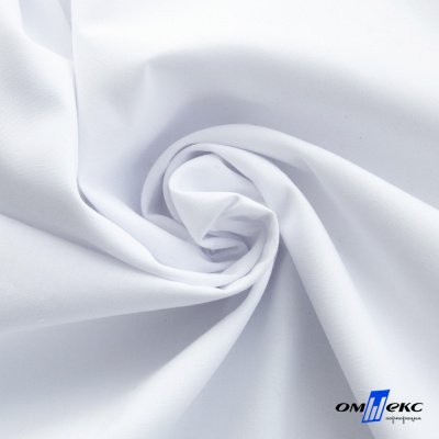 Ткань сорочечная  Вита 80% пэ/20% хл, 115 гр/м, шир. 150 см - белый - купить в Копейске. Цена 170.90 руб.