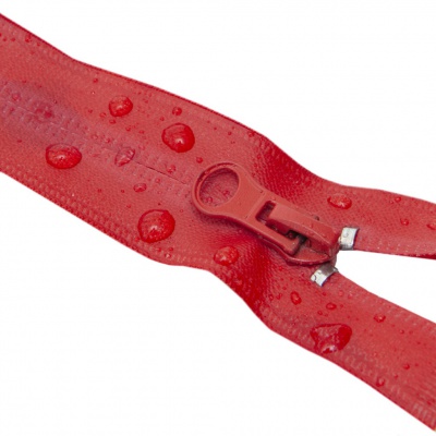 Молния водонепроницаемая PVC Т-7, 90 см, разъемная, цвет (820) красный - купить в Копейске. Цена: 61.18 руб.