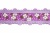Тесьма декоративная 0385-6169, шир. 25 мм/уп. 22,8+/-1 м, цвет 01-фиолетовый - купить в Копейске. Цена: 391.39 руб.