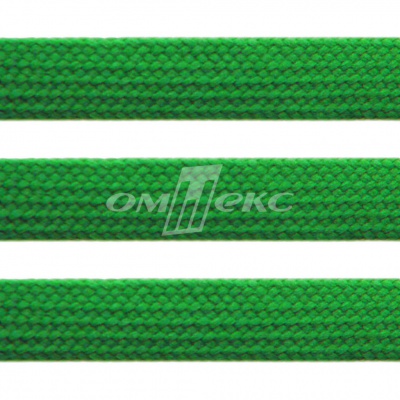 Шнур 15мм плоский (100+/-1м) №16 зеленый - купить в Копейске. Цена: 10.21 руб.