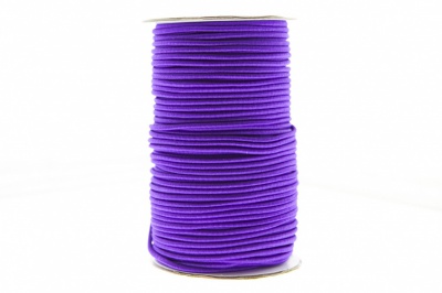 0370-1301-Шнур эластичный 3 мм, (уп.100+/-1м), цв.175- фиолет - купить в Копейске. Цена: 459.62 руб.