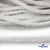 Шнур плетеный d-6 мм круглый, 70% хлопок 30% полиэстер, уп.90+/-1 м, цв.1076-белый - купить в Копейске. Цена: 588 руб.