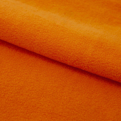 Флис DTY 16-1358, 250 г/м2, шир. 150 см, цвет оранжевый - купить в Копейске. Цена 640.46 руб.