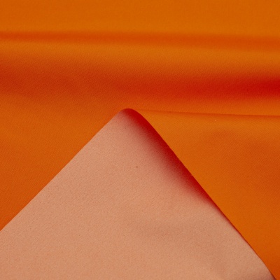 Курточная ткань Дюэл (дюспо) 16-1359, PU/WR/Milky, 80 гр/м2, шир.150см, цвет оранжевый - купить в Копейске. Цена 141.80 руб.