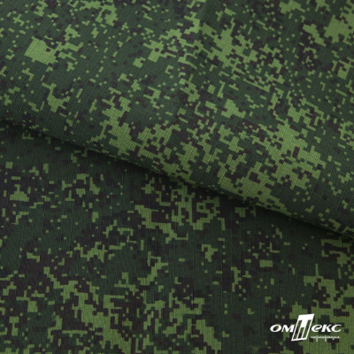 Униформ Рип Стоп 80/20 полиэфир/хлопок, 205 г/м2,  принтованный темно-зеленый, ВО, шир. 150 см - купить в Копейске. Цена 191.15 руб.