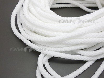 Шнур 1с35 4 мм крупное плетение 200 м белый - купить в Копейске. Цена: 1.10 руб.