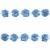 Тесьма плетеная "Рюш", упак. 9,14 м, цвет голубой - купить в Копейске. Цена: 45.87 руб.