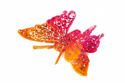 Бабочка декоративная пластиковая #10 - купить в Копейске. Цена: 7.09 руб.