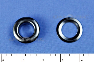 Люверсы металлические, блочка/кольцо, №5 (8 мм) упак.1000 шт- цв.никель - купить в Копейске. Цена: 392 руб.