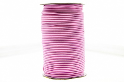 0370-1301-Шнур эластичный 3 мм, (уп.100+/-1м), цв.141- розовый - купить в Копейске. Цена: 459.62 руб.