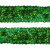 Тесьма с пайетками D4, шир. 20 мм/уп. 25+/-1 м, цвет зелёный - купить в Копейске. Цена: 778.19 руб.