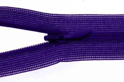Молния потайная Т3 866, 50 см, капрон, цвет фиолетовый - купить в Копейске. Цена: 8.62 руб.