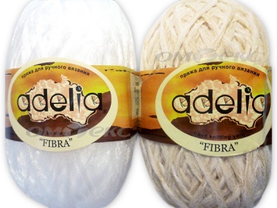 Пряжа Adelia "Fibra", полиэстер 100%, 50 гр/200 м - купить в Копейске. Цена: 34.67 руб.