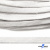 Шнур плетеный d-8 мм плоский, 70% хлопок 30% полиэстер, уп.85+/-1 м, цв.1018-белый - купить в Копейске. Цена: 735 руб.