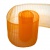 Лента капроновая "Гофре", шир. 110 мм/уп. 50 м, цвет оранжевый - купить в Копейске. Цена: 26.93 руб.