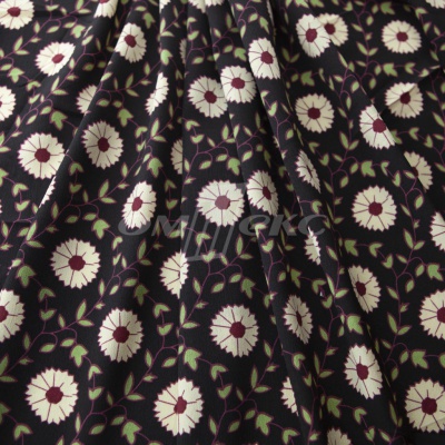 Плательная ткань "Фламенко" 10.1, 80 гр/м2, шир.150 см, принт растительный - купить в Копейске. Цена 243.96 руб.
