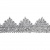 Тесьма металлизированная 0384-0240, шир. 40 мм/уп. 25+/-1 м, цвет серебро - купить в Копейске. Цена: 490.74 руб.
