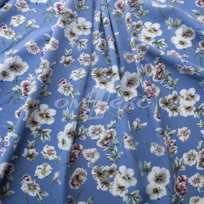 Плательная ткань "Фламенко" 12.1, 80 гр/м2, шир.150 см, принт растительный - купить в Копейске. Цена 241.49 руб.