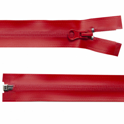 Молния водонепроницаемая PVC Т-7, 60 см, разъемная, цвет (820) красный - купить в Копейске. Цена: 49.90 руб.