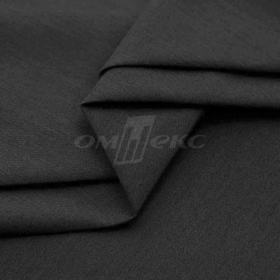 Сорочечная ткань "Ассет", 120 гр/м2, шир.150см, цвет чёрный - купить в Копейске. Цена 251.41 руб.