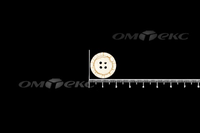 Пуговица деревянная круглая №33 (18мм) - купить в Копейске. Цена: 2.55 руб.