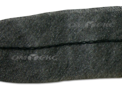 WS7225-прокладочная лента усиленная швом для подгиба 30мм-графит (50м) - купить в Копейске. Цена: 16.97 руб.