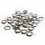 Люверсы, металлические/14мм/никель (упак.1000 шт) - купить в Копейске. Цена: 1 058.40 руб.