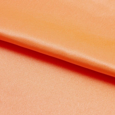 Поли креп-сатин 16-1543, 120 гр/м2, шир.150см, цвет персик - купить в Копейске. Цена 155.57 руб.