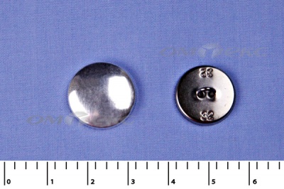 Формы для пуговиц и прочие части пуговиц; заготовки для пуговиц №20 с петлёй сталь (#32) - купить в Копейске. Цена: 1.79 руб.